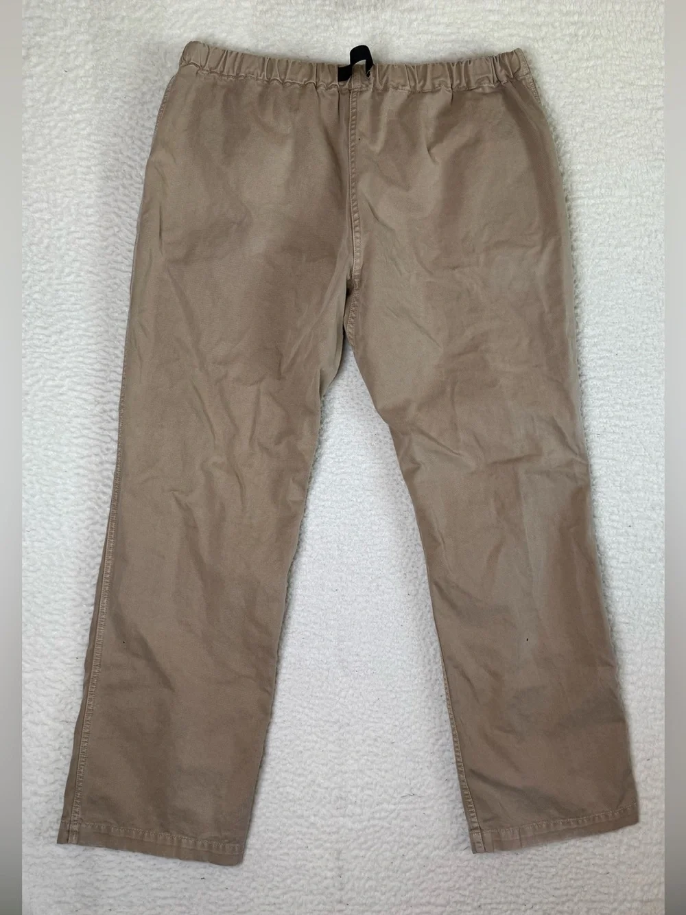 Gramicci Belted Pull On Outdoor Camping Hiking Pants Tan Mens Size XL Length 31